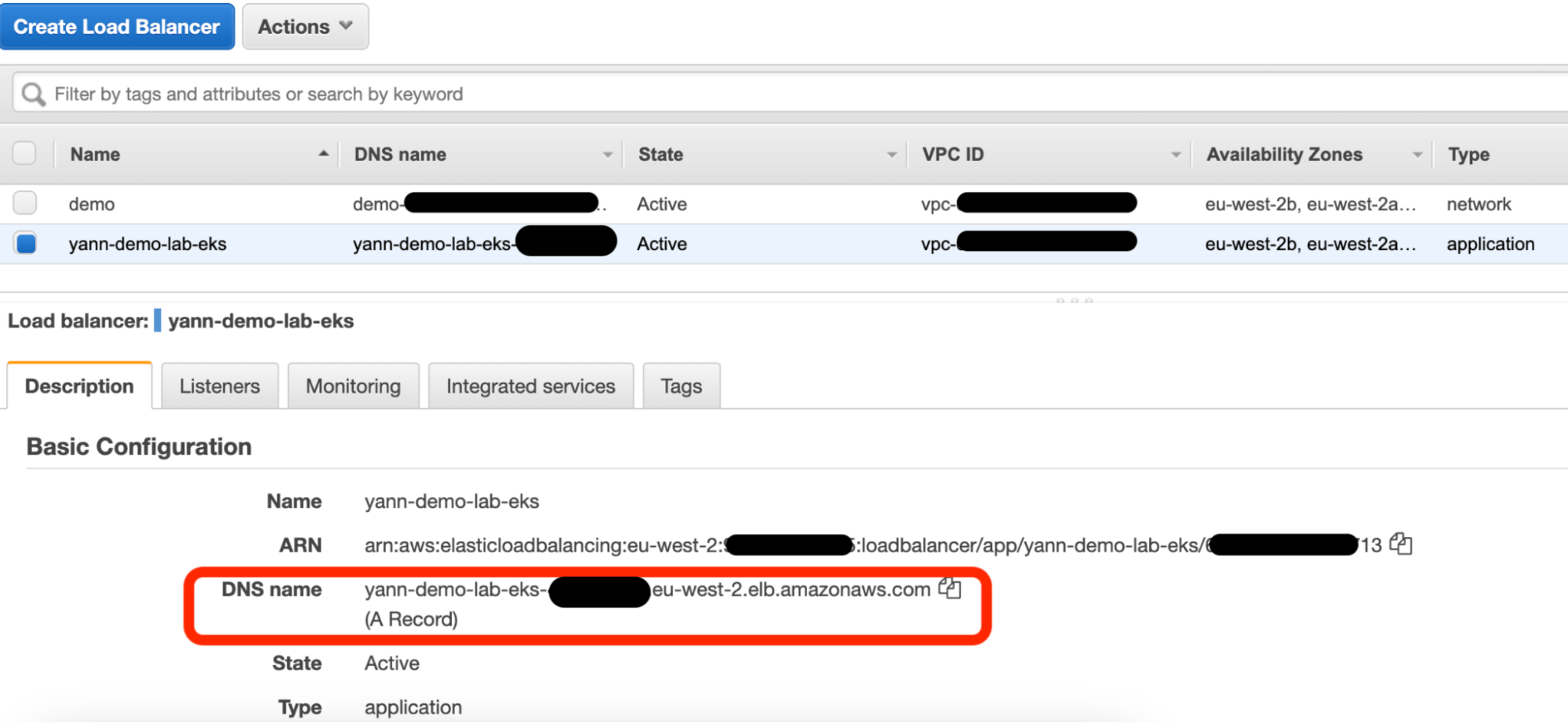 Linking Load Balancer to your DNS